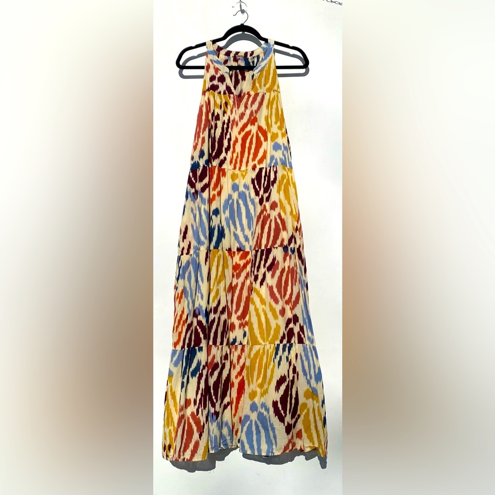 Size Large T Tahari 5 Tiered Maxi Dress